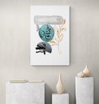 Alhamdullilah "Aqua Abstract" Islamic Art