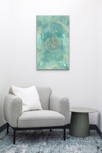 Ayatul Kursi “Jade Glow” Islamic Art